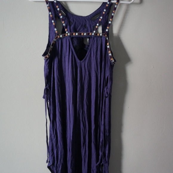 NWT FREE PEOPLE VISION Quest Embellished Tank Top - Picture 5 of 6